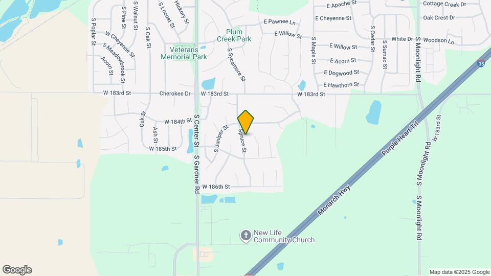 18417 Spruce St Map and Location Details