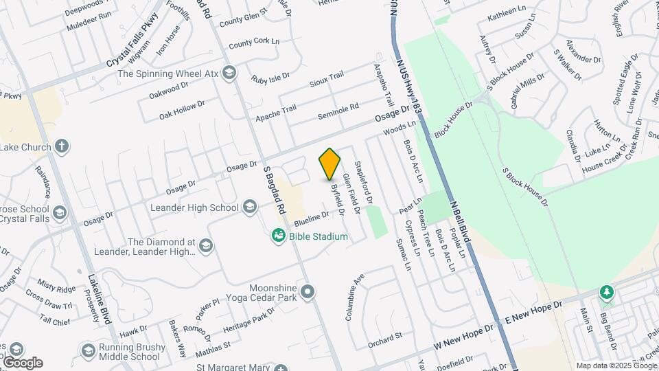 2601 Byfield Dr Map and Location Details