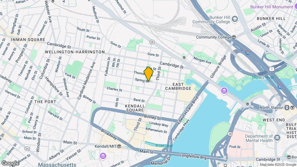 74 Spring St Map and Location Details