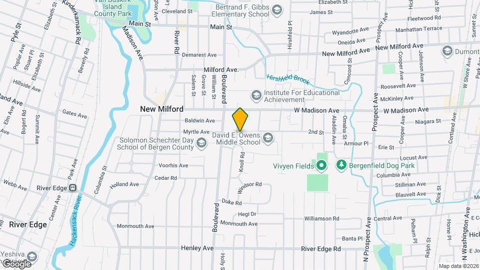 445 Ryeside Ave, Unit 2nd floor Mapa y Detalles de la Ubicación