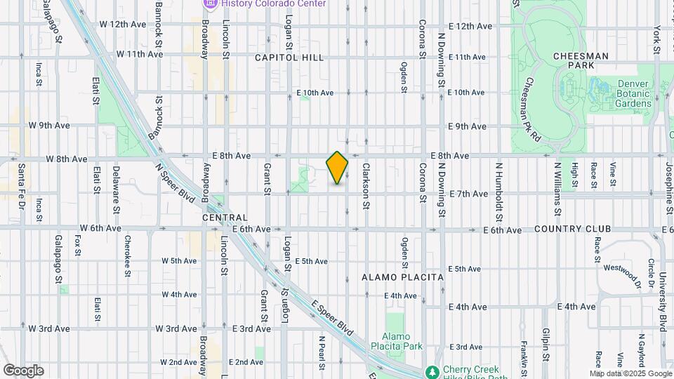 607 E 7th Ave Mapa y Detalles de la Ubicación