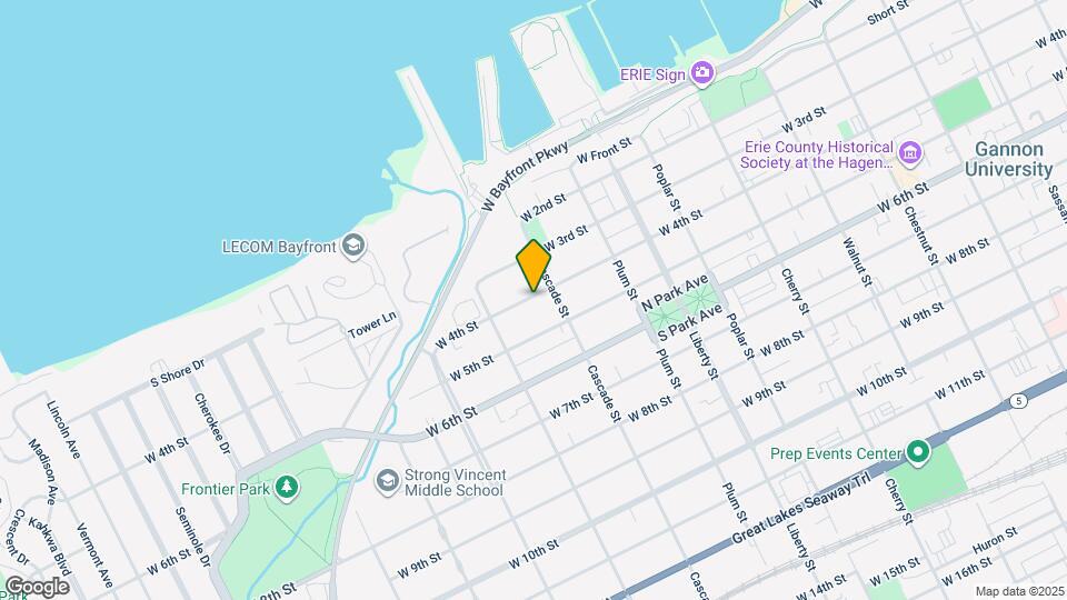 1021 W 4th St, Unit 1 Map and Location Details