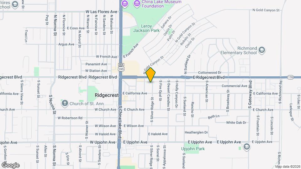 117 S Silver Ridge St Map and Location Details