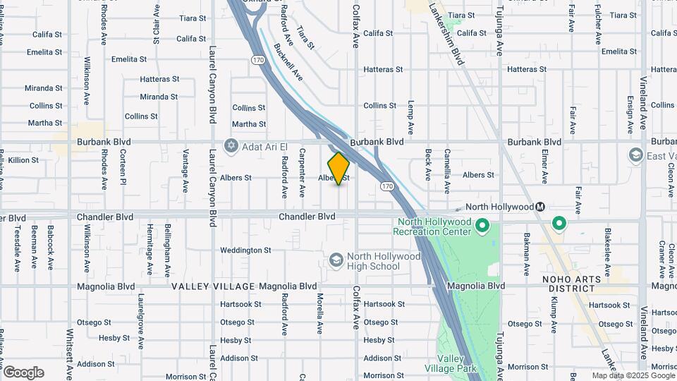 5437 Simpson Ave Map and Location Details