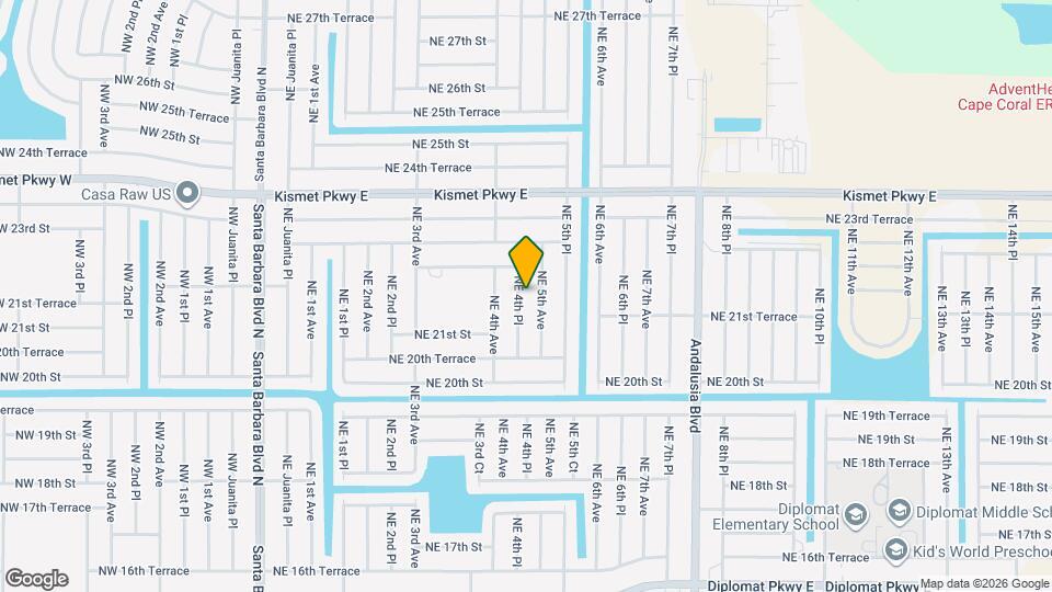 2123 NE 4th Pl Mapa y Detalles de la Ubicación