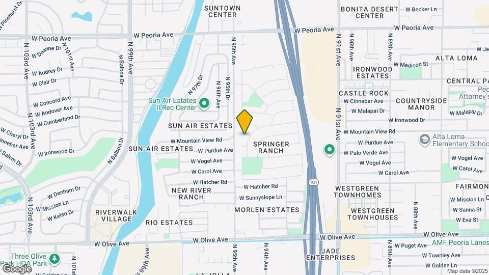 9431 W Ironwood Dr Map and Location Details