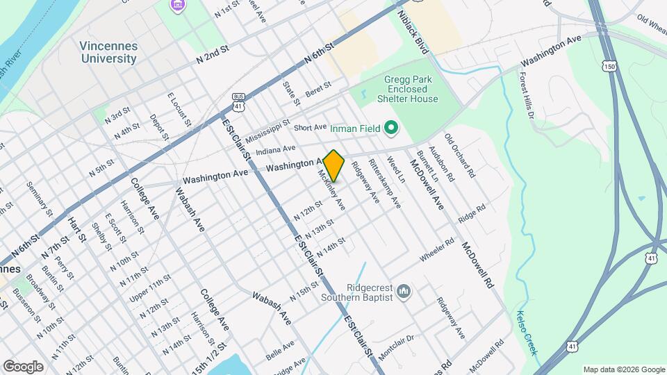 1172 McKinley Ave Mapa y Detalles de la Ubicación
