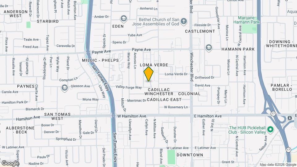 1445 Lexington Dr Map and Location Details