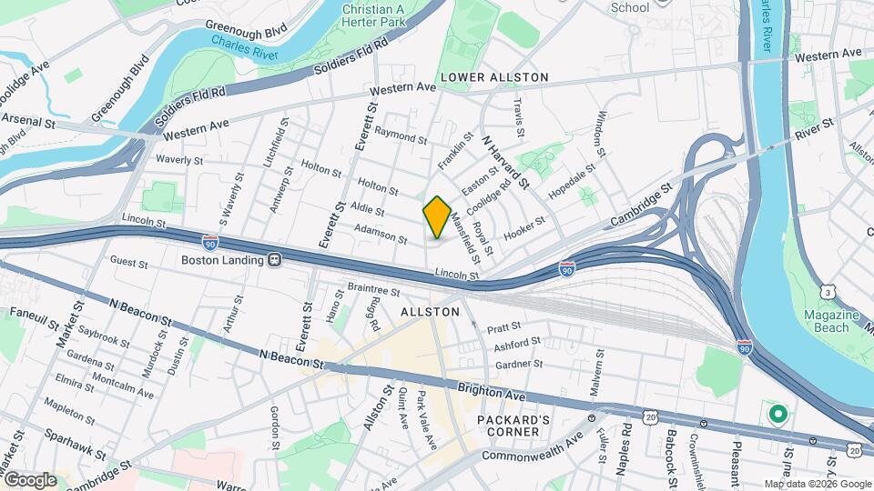 21 Alcott St Map and Location Details