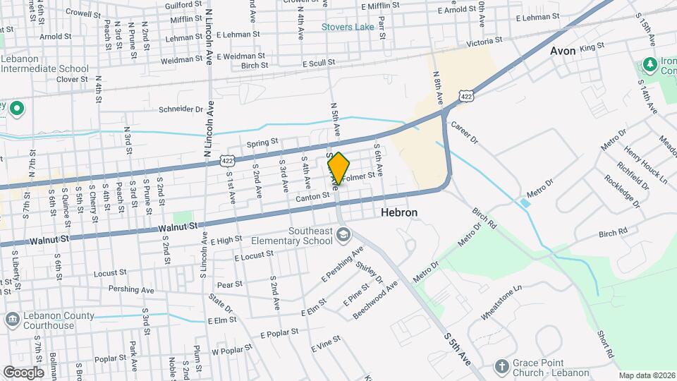 132 S 5th Ave Map and Location Details