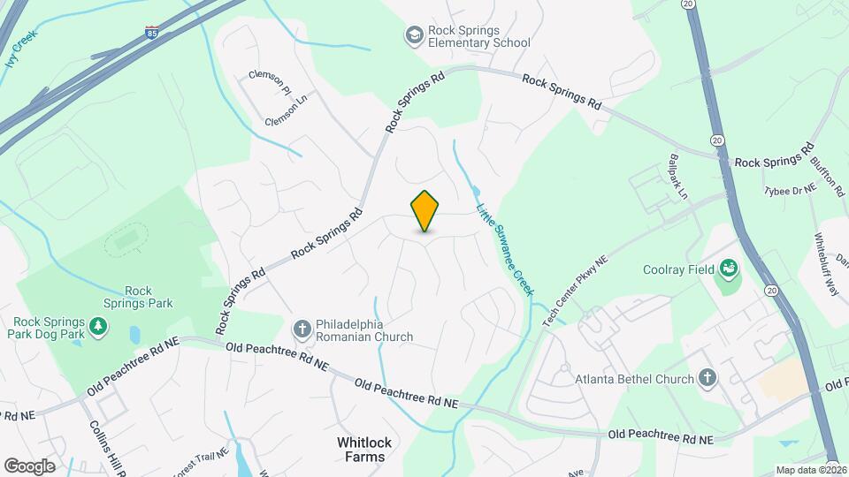 2815 Springrock Hill Trail Mapa y Detalles de la Ubicación