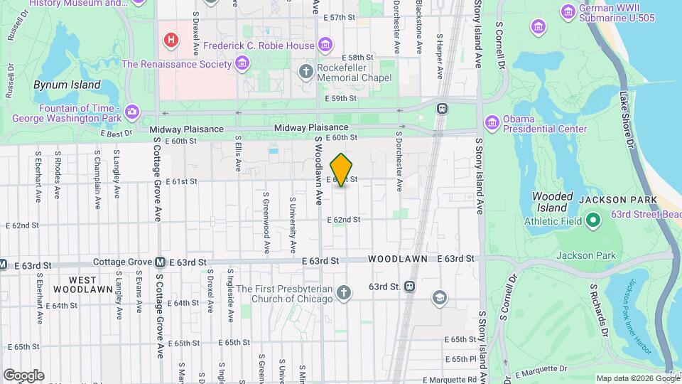 6110 S Kimbark Ave Mapa y Detalles de la Ubicación