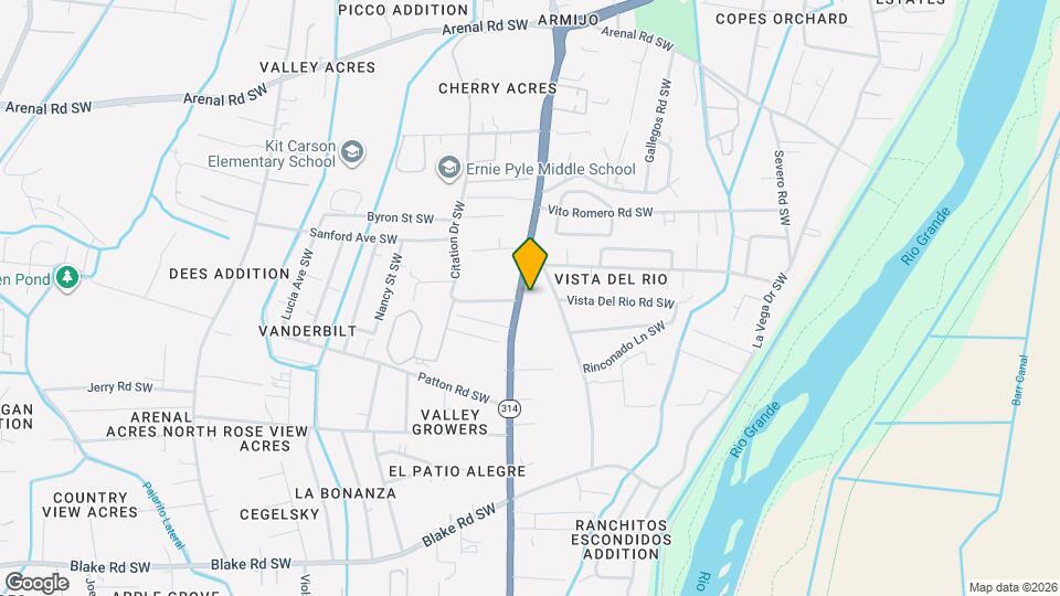 2022 Isleta Blvd SW Mapa y Detalles de la Ubicación
