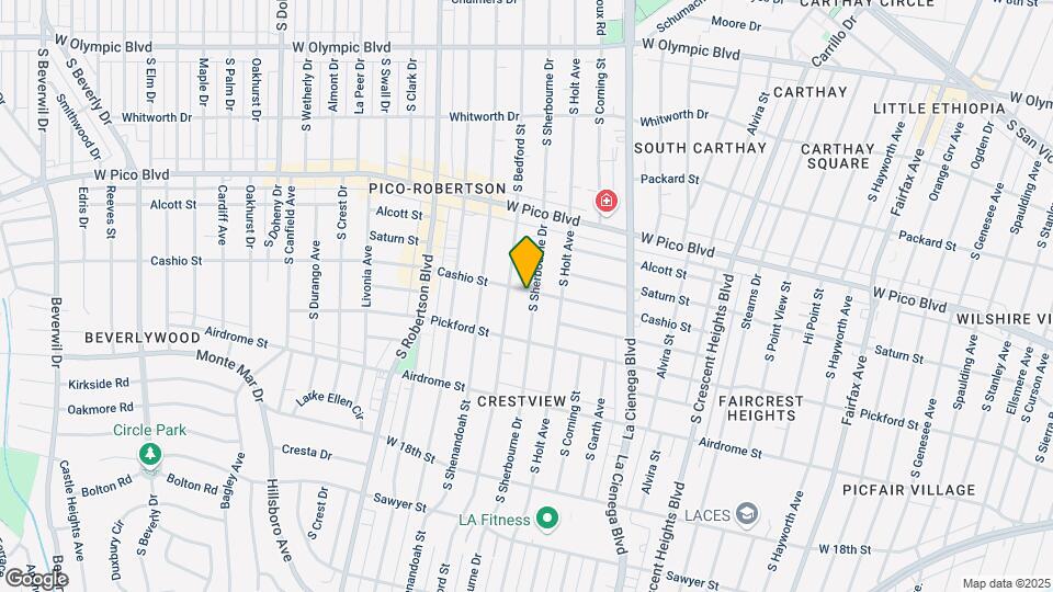 8638 Cashio St Map and Location Details