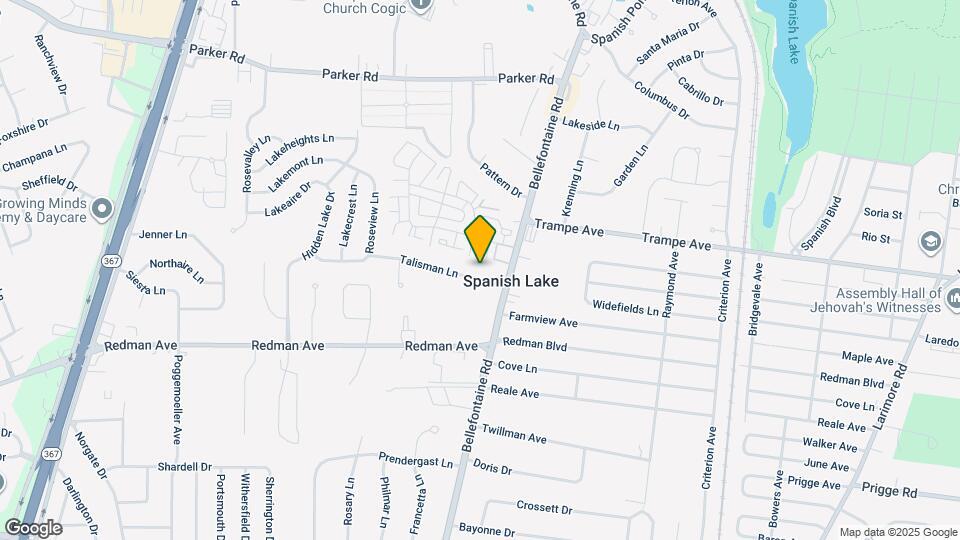1629 Talisman Ln Map and Location Details