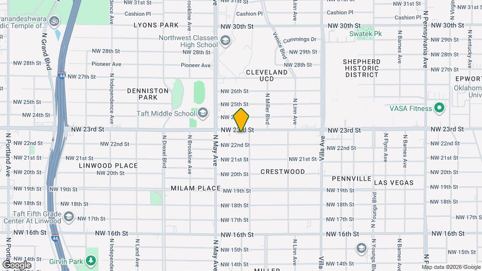 2812 NW 23rd St Map and Location Details