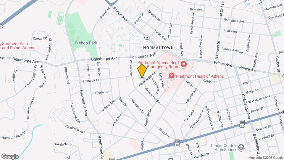 410 Pineneedle Rd Map and Location Details