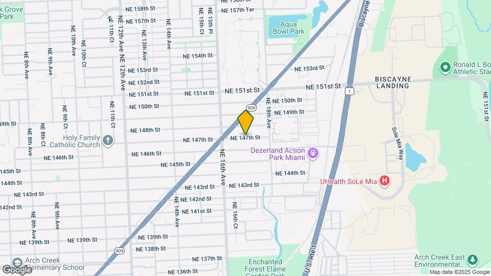 1698 NE 147th St Map and Location Details