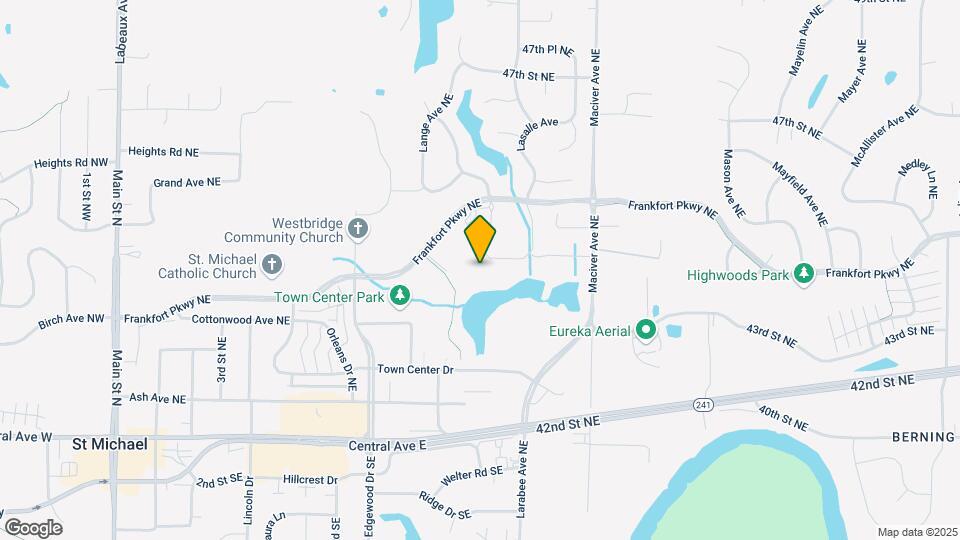 11833 Frankfort Pkwy NE Map and Location Details