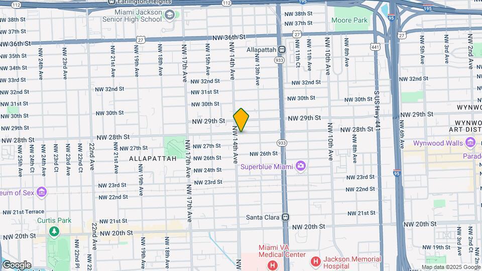 1386 NW 28th St Map and Location Details