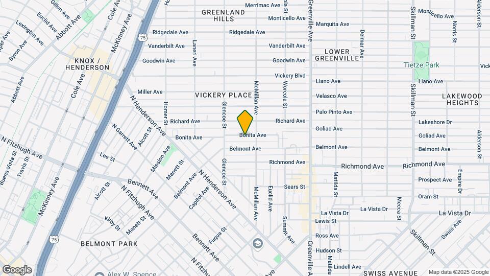 5438 Bonita Ave Map and Location Details