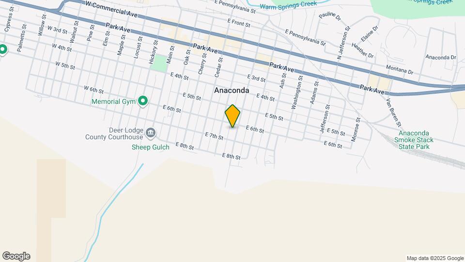 610 Birch St Map and Location Details