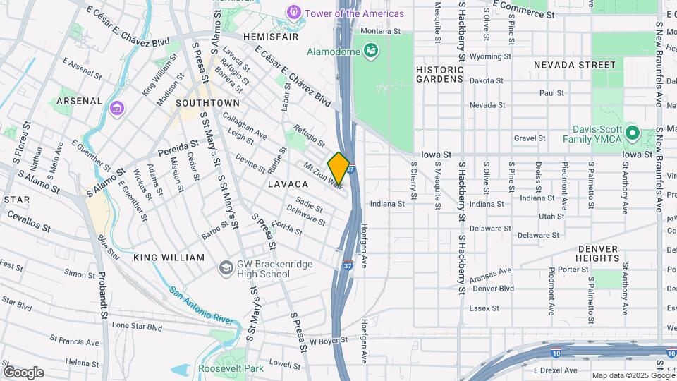 643 Leigh St Map and Location Details