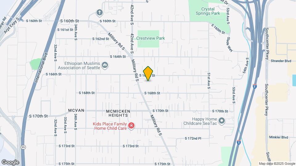 4257 S 166th St Map and Location Details