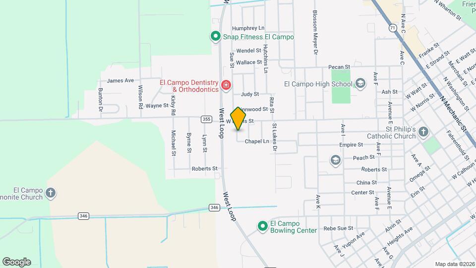 1415 W Norris St Map and Location Details