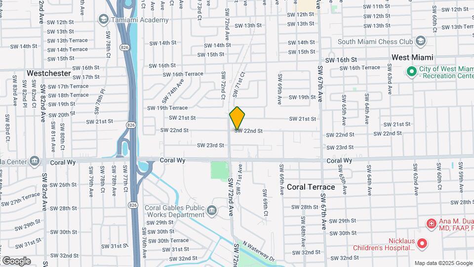 7152 SW 22nd St Map and Location Details