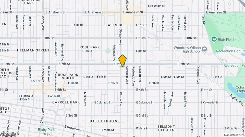 660 Obispo Ave Map and Location Details
