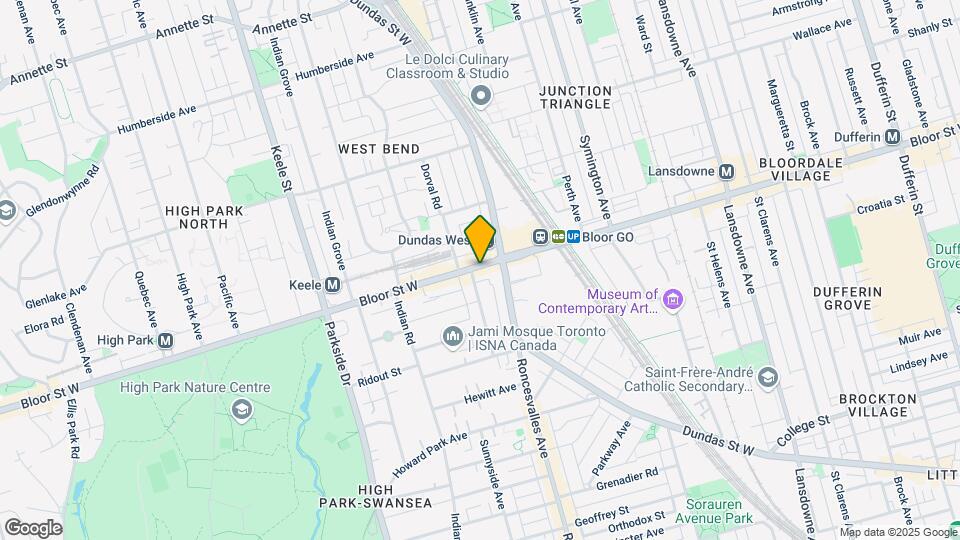 1553 Bloor St W Map and Location Details