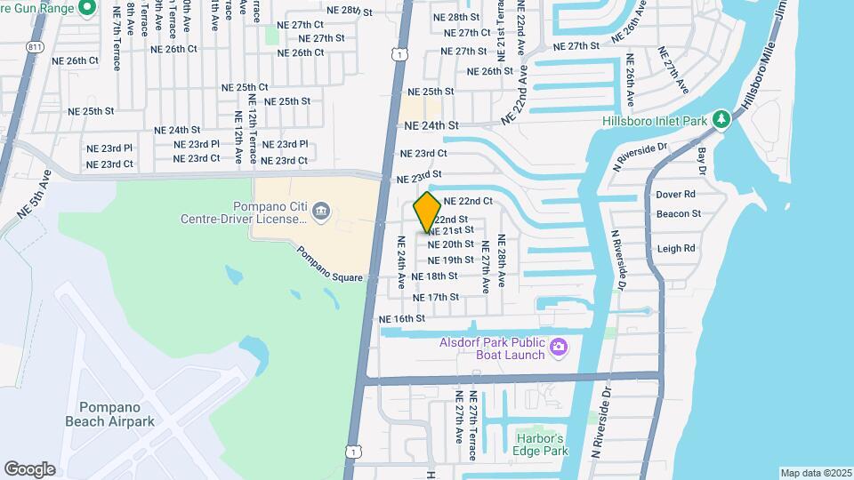 2551 NE 20th St Map and Location Details