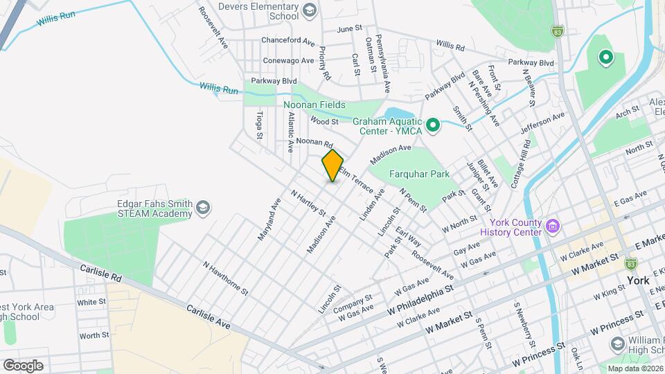 631 Roosevelt Ave Map and Location Details