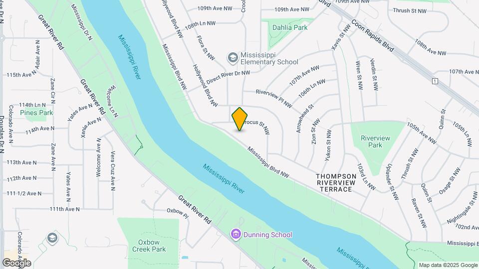 10449 Mississippi Blvd NW Mapa y Detalles de la Ubicación