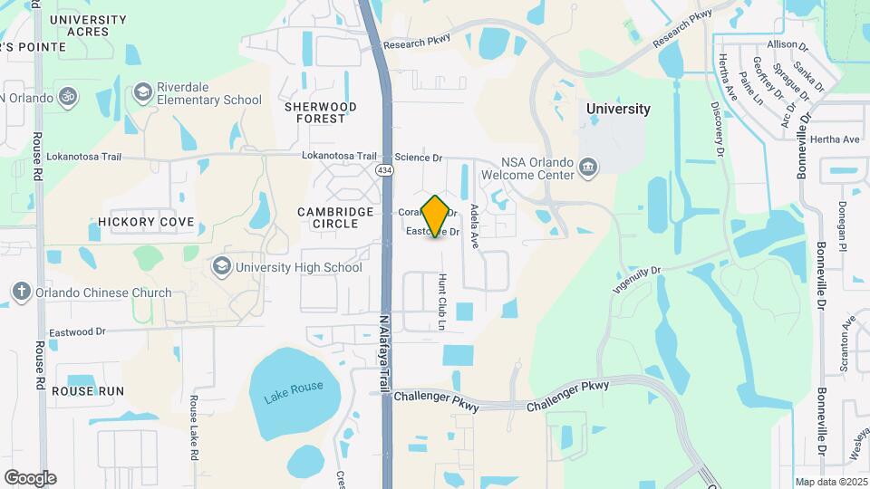 2836 Hunt Club Ln Mapa y Detalles de la Ubicación