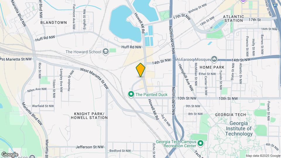 1050 Brady Ave NW Map and Location Details