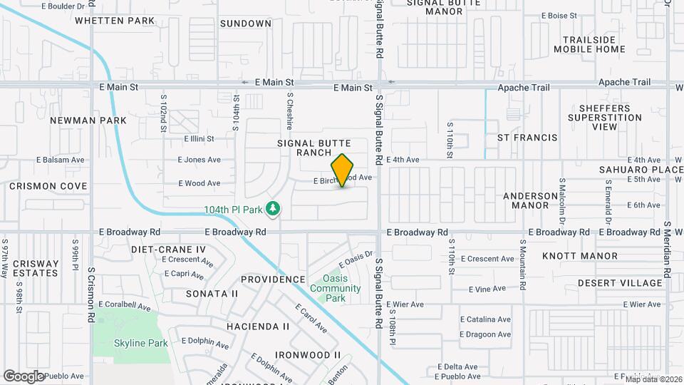 10665 E Bramble Ave Map and Location Details