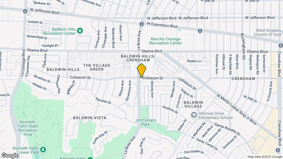 5050 Coliseum St Mapa y Detalles de la Ubicación