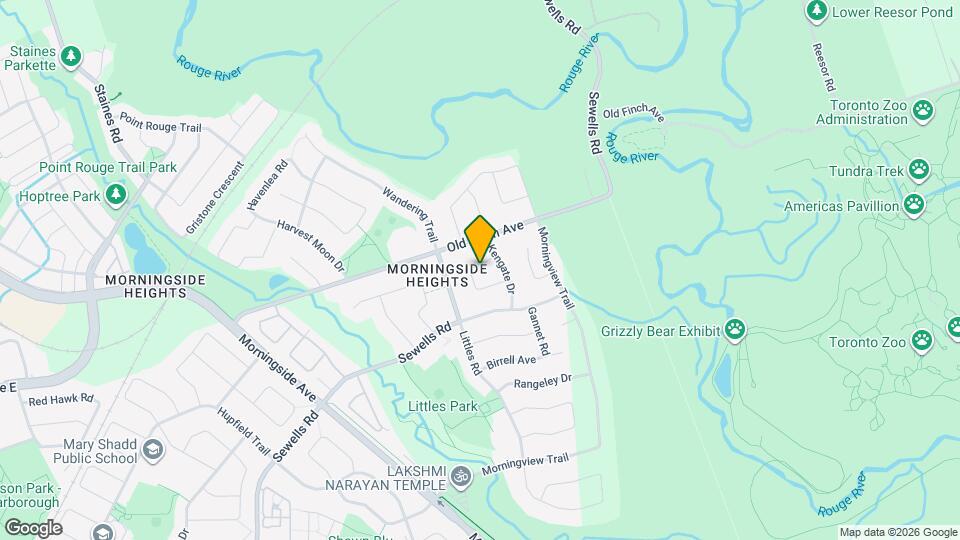 54 McInnes Crescent Map and Location Details