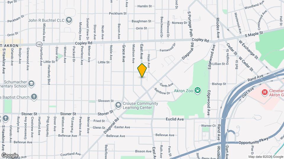 659 East Ave Map and Location Details