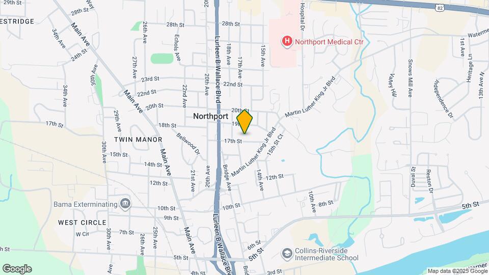 1618 17th St Map and Location Details