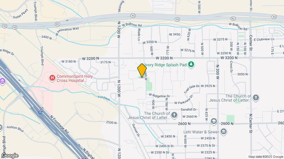 1005 N 3620 W Map and Location Details