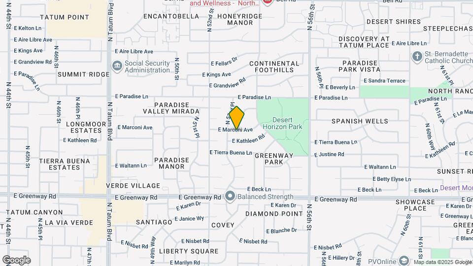 5255 E Marconi Ave Map and Location Details