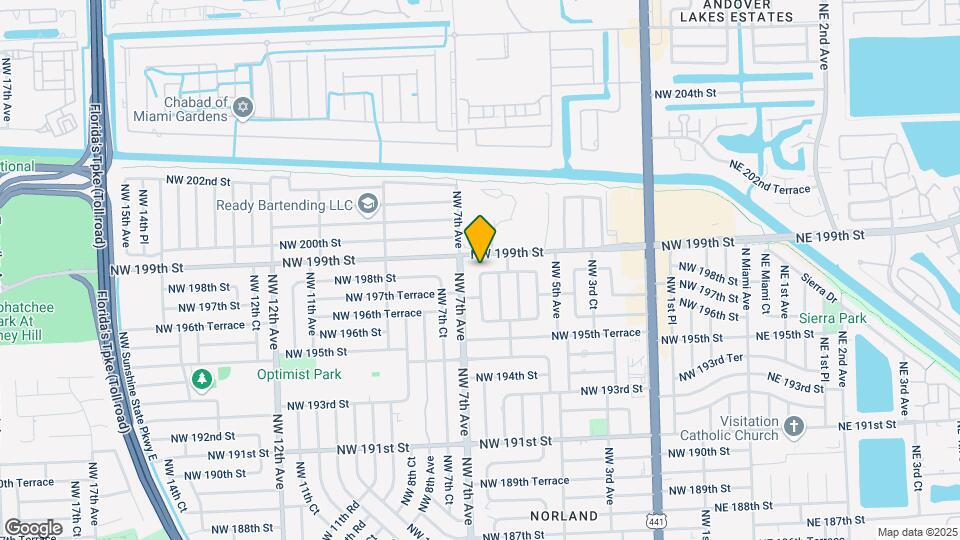 641 NW 198th St-Unit -1 Map and Location Details