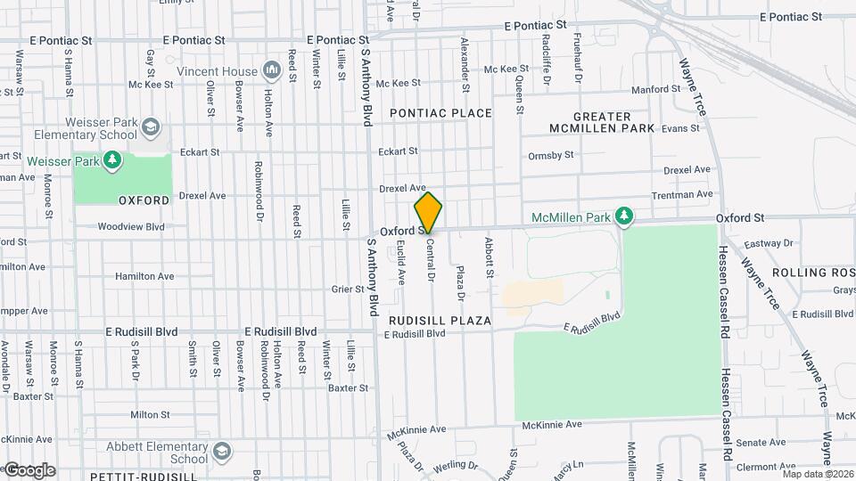 3516 Central Dr Map and Location Details
