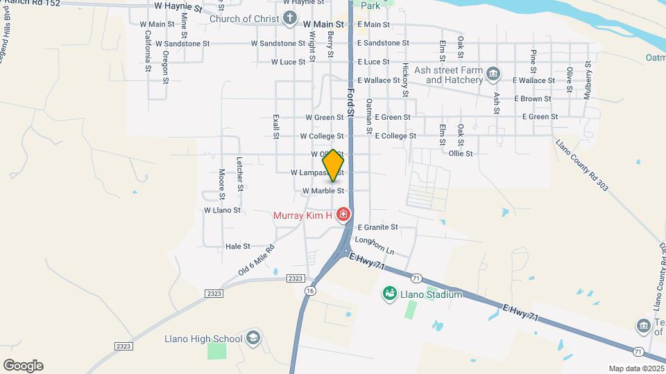 1609 Berry St Map and Location Details