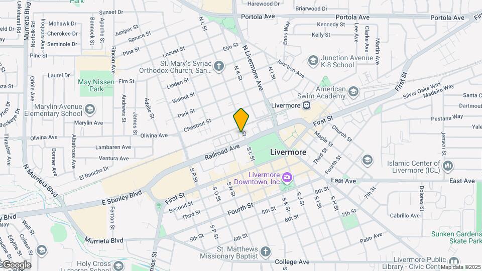 161 N L St Map and Location Details