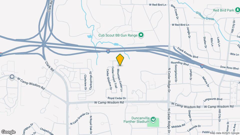 6724 Mountain Cedar Ln Map and Location Details