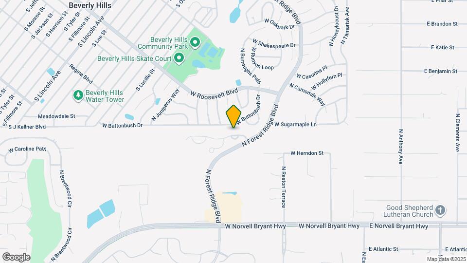 645 W Sunbird Path Map and Location Details